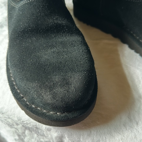 Ugg Boots Unlined Lace Up 8 / 8 1/2 Black pre owned - Picture 6 of 14
